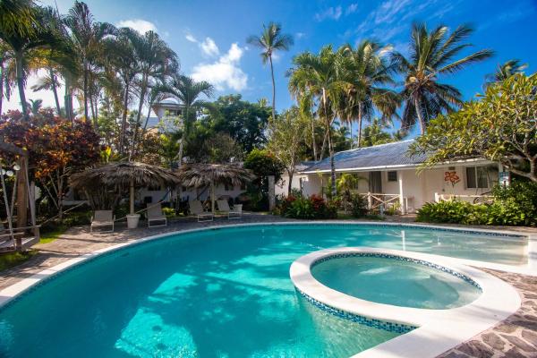 På bildet vises objektet Beach Hotel Casa Nina som ligger i byen Las Terrenas.
