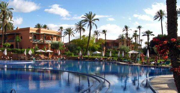 En la foto se muestra el objeto Palmeraie Village ubicado en la ciudad de Marrakech.