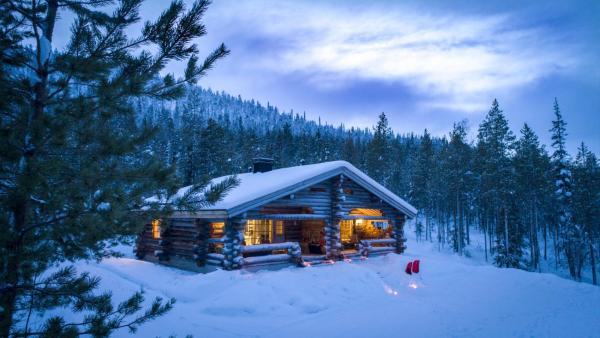 Op de foto is het object Arcticvillas Tunturituikku te zien, gelegen in de stad Aittoperä.