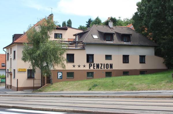 På billedet ses objektet Penzion Chaloupka beliggende i byen Prag.