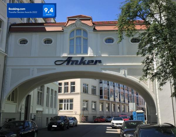 A la foto es mostra l'objecte Anker Guest House situat a la ciutat de Bielefeld.
