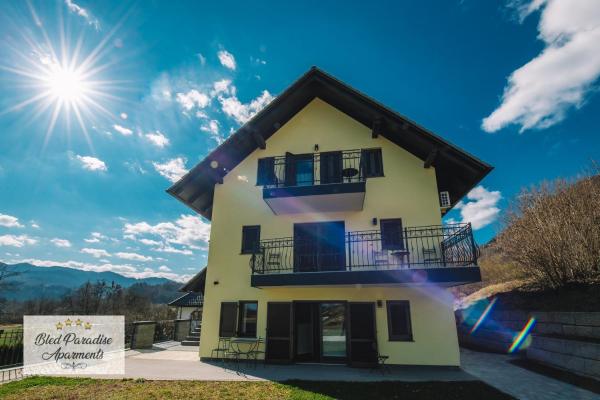 A la foto es mostra l'objecte Hostel Bled Paradise Slovenia situat a la ciutat de Bled-Rečica.