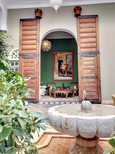 En la foto se muestra el objeto Riad Dar Chacha ubicado en la ciudad de Marrakech.