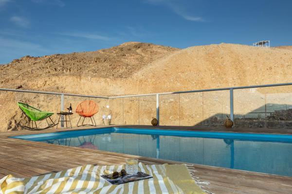 På billedet ses objektet פנטהאוז בוטיק- צל הרים boutique penthouse-zel harim beliggende i byen Eilat.