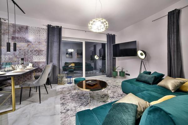Nella foto è visibile l'oggetto Nowoczesne Apartamenty typu Superior - Bulwary Rabka Zdrój - Balia - Blisko Park Zdrojowy situato nella città di Rabka-Zdrój.