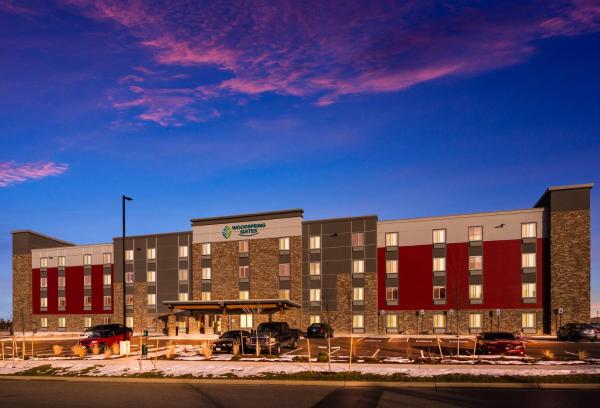 A la foto es mostra l'objecte WoodSpring Suites Thornton-North Denver situat a la ciutat de Thornton.