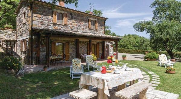 På billedet ses objektet Agriturismo San Luciano beliggende i byen Radicofani.