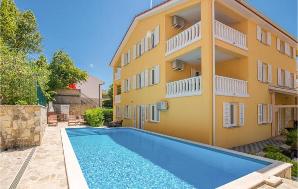 På billedet ses objektet 1 Bedroom Beautiful Apartment In Baska beliggende i byen Baška.