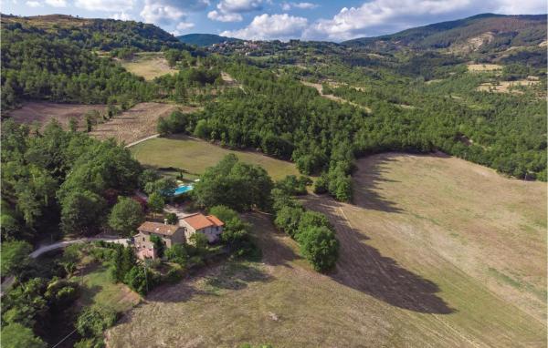 På bildet vises objektet Agriturismo Segalare som ligger i byen Pieve Santo Stefano.
