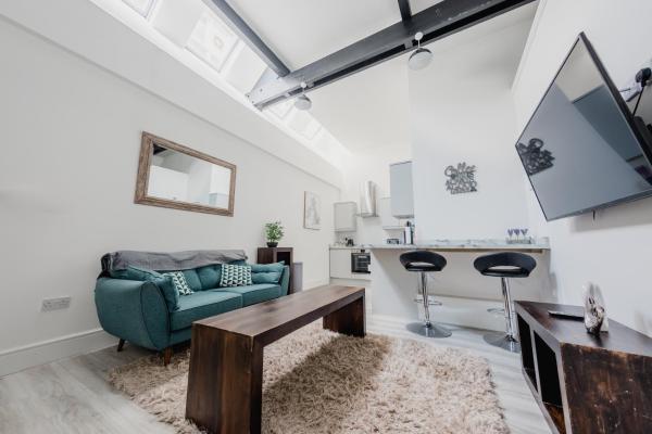 A la foto es mostra l'objecte Hullidays-Theatre Hideout Apartment situat a la ciutat de Hull.
