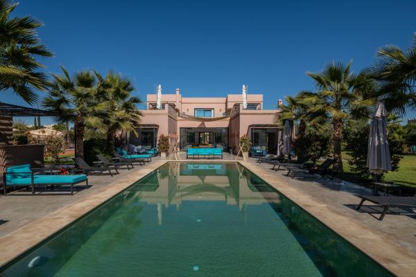 En la foto se muestra el objeto Les Iris - Peaceful villa with heated private pool & hammam ubicado en la ciudad de Marrakech.