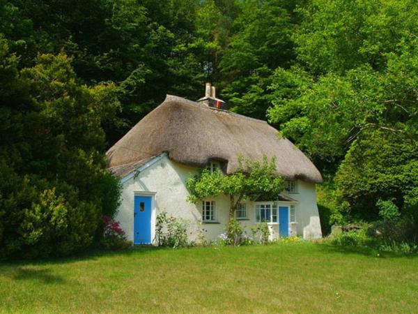 Na fotografii je vidět objekt Lew Quarry Cottage nacházející se ve městě Lewdown.