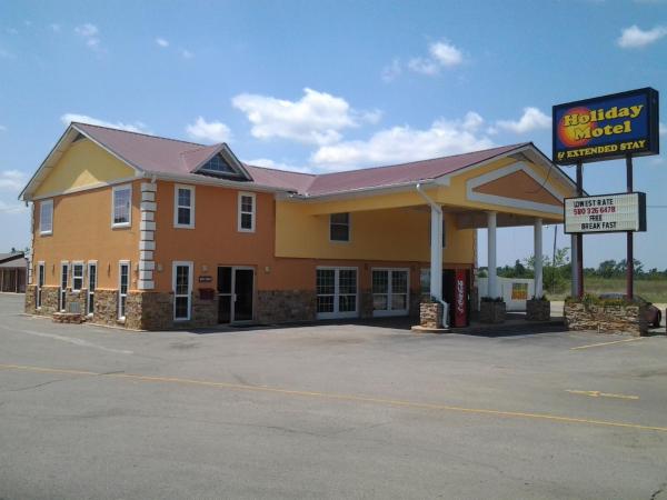 Nella foto è visibile l'oggetto Holiday Motel situato nella città di Fort Towson.