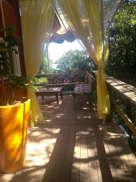 A la foto es mostra l'objecte Casa Container situat a la ciutat de Santo Antônio.