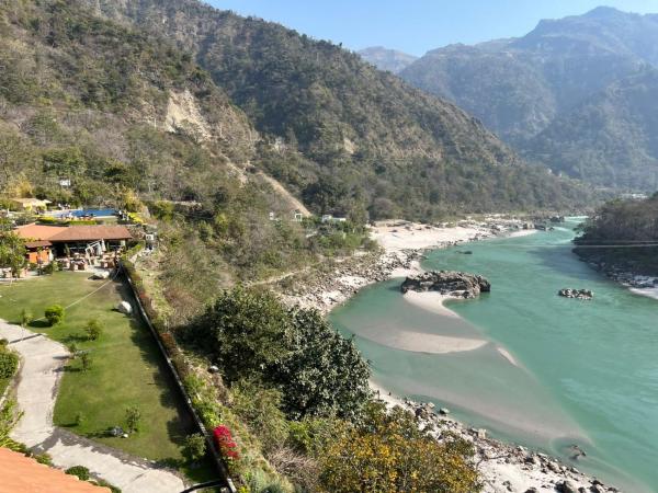 På billedet ses objektet Aloha Terrace Apartment by Punianis beliggende i byen Rishikesh.