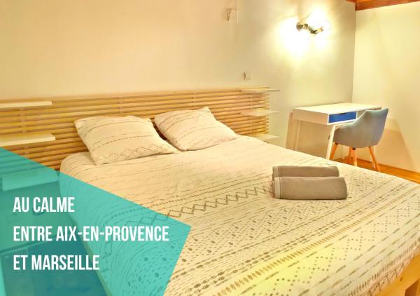 På billedet ses objektet ENTRE AIX ET MARSEILLE - Petite maison à Auriol beliggende i byen Auriol.
