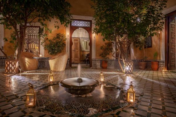 En la foto se muestra el objeto Riad KHOL Bohémia ubicado en la ciudad de Marrakech.