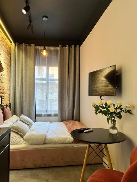 På bildet vises objektet Pudrowy Apartament OLD TOWN design som ligger i byen Toruń.
