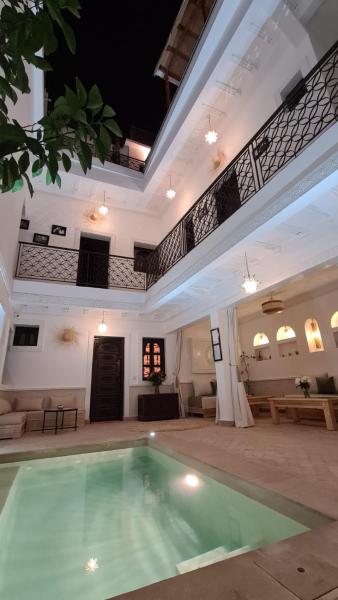 Στη φωτογραφία φαίνεται το αντικείμενο Riad Alizé που βρίσκεται στην πόλη Μαρακές.