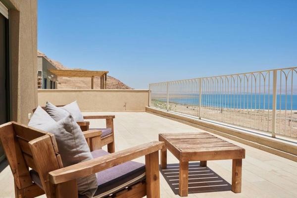 A la foto es mostra l'objecte Beautiful home on the dead sea! situat a la ciutat de Ovnat.