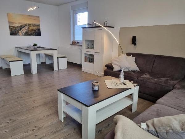 Auf dem Foto ist das Objekt Ferienhaus Ohrenqualle in der Stadt Dornum zu sehen.