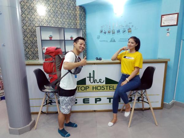 På billedet ses objektet The Top Hostel beliggende i byen Tasjkent.