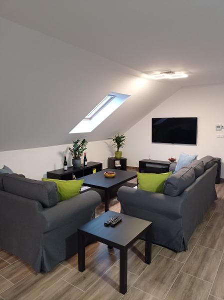 La photo montre l'objet Mórocz Apartman situé dans la ville de Lábdi.