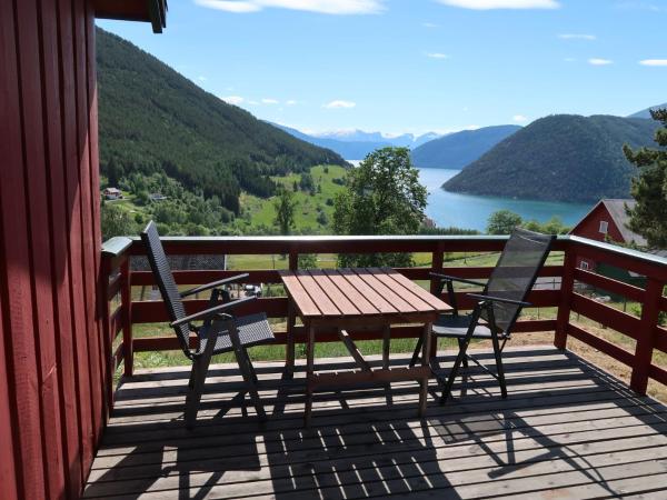 The photo shows the Holiday Home Hammaren by Interhome located in the city of Kaupanger.