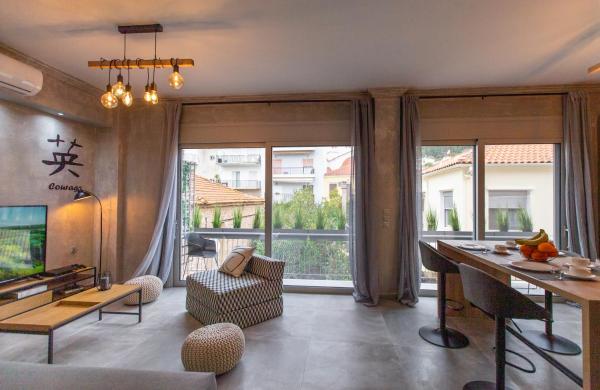 Na zdjęciu widoczny jest obiekt Lepanto Luxury Apartments FF położony w mieście Nafpaktos.