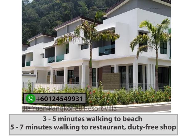 La photo montre l'objet Pangkor 88 Villa Jia Yuan 邦咯岛家苑海滩度假别墅 situé dans la ville de Pasir Bogak.
