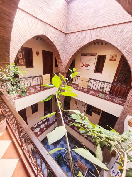 På billedet ses objektet Hotel salem leksor beliggende i byen Marrakech.