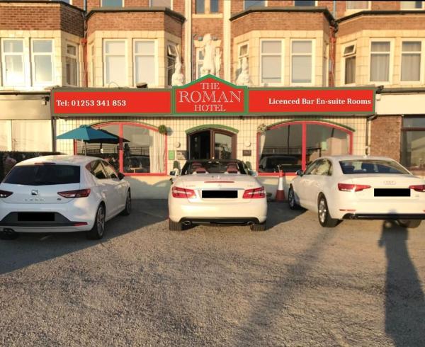 På billedet ses objektet The Roman Hotel beliggende i byen Blackpool.