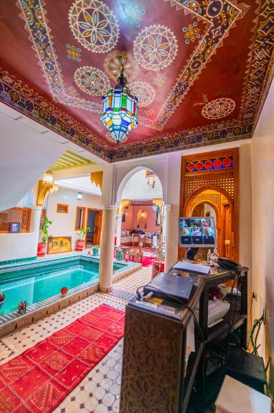 Auf dem Foto ist das Objekt Riad Zahri in der Stadt Marrakesch zu sehen.