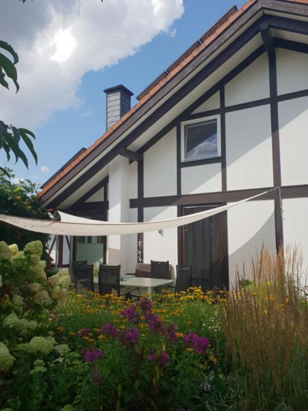 På billedet ses objektet Ferienhaus am Burggraben beliggende i byen Bismark.
