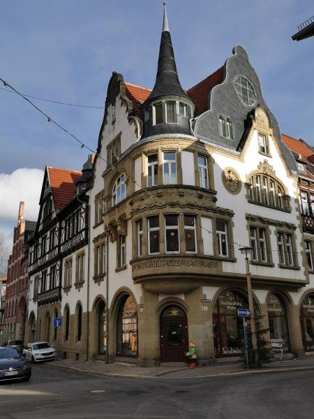På billedet ses objektet Paul Deter Haus beliggende i byen Quedlinburg.
