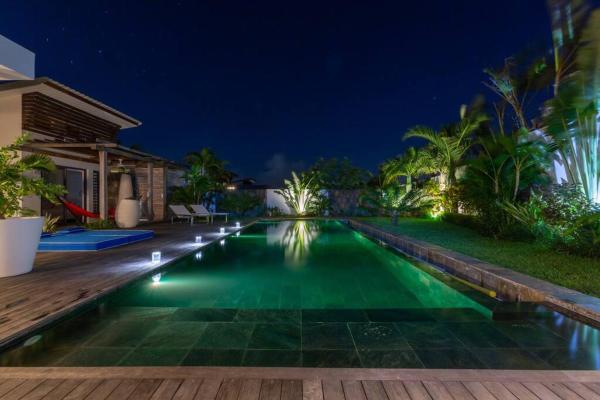 På billedet ses objektet Ile Maurice Grand Baie belle Villa avec grande piscine beliggende i byen Mare Sèche.