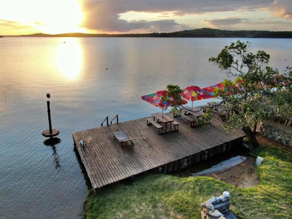 På bildet vises objektet Nhambavale Lodge som ligger i byen Chidenguele.