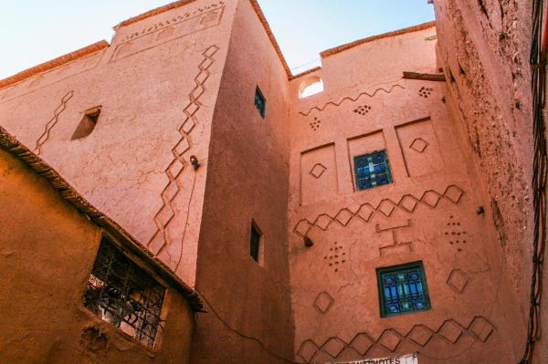 Na fotografii je vidět objekt Kasbah Maison D’hôte Lalla Zahra nacházející se ve městě Aït Oussane.