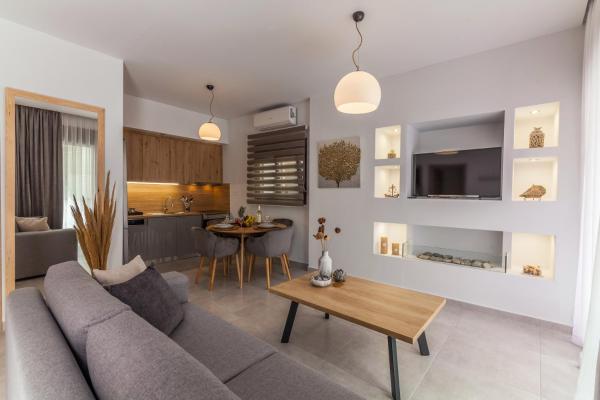 Nella foto è visibile l'oggetto Estia Apartment situato nella città di Gouves.