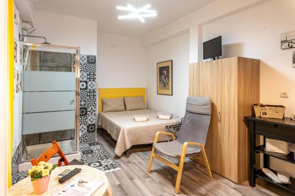 Bilde 7: Ground Studio in bohemian Psiri in the historic center-In Vivo Apartments
