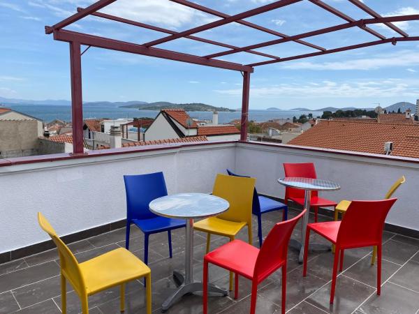 A la foto es mostra l'objecte Lighthouse situat a la ciutat de Vodice.
