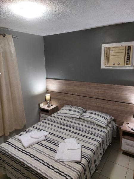 En la foto se muestra el objeto Apartamento a 8 Km do aeroporto e a 13 Km da praia da PontaNegra, próximo aos restaurantes fluantes ubicado en la ciudad de Cariri.