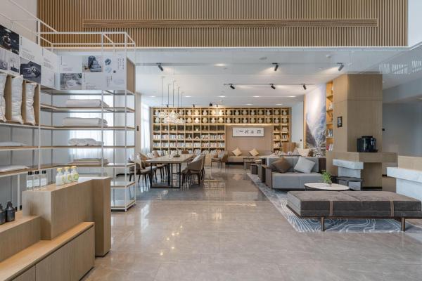 En la foto se muestra el objeto Atour Hotel Ningbo Xiangshan Binhai Avenue ubicado en la ciudad de Xiangshan.