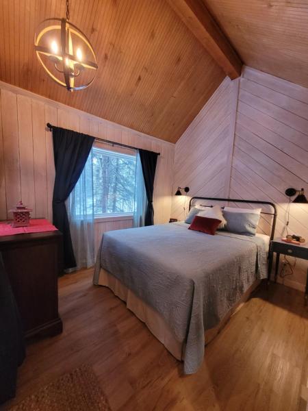 A la foto es mostra l'objecte Denali Wild Stay - Muskrat cabin, private, free wifi, free parking, sleep 4 situat a la ciutat de Healy.