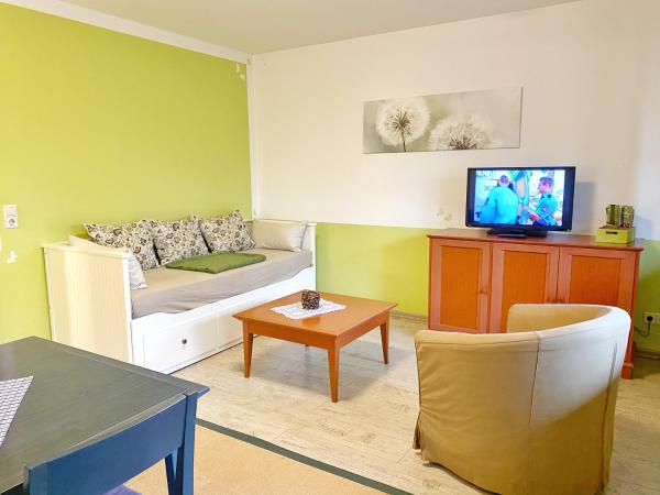 På billedet ses objektet Landpension Dubnitz Landpension Dubnitz - Ferienwohnung 02 beliggende i byen Dubnitz.