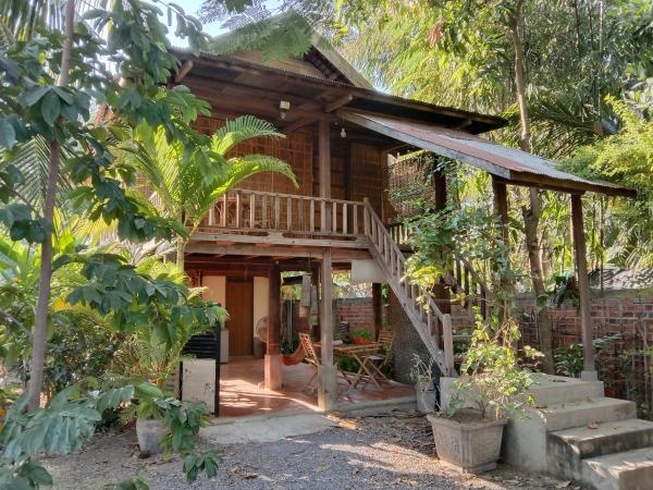På billedet ses objektet O'hamok family homestay beliggende i byen Battambang.