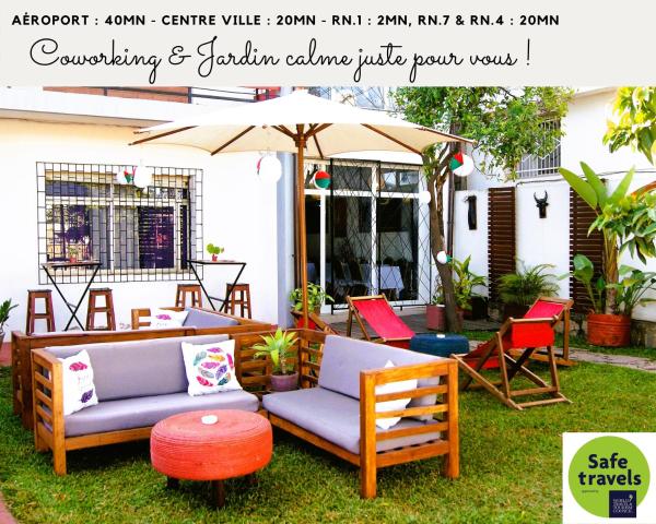 Villa Mahefa - WiFi Fibre - Parking & Jardin - Netflix - Hôtel proche RN1, RN4, RN7, Antananarivo