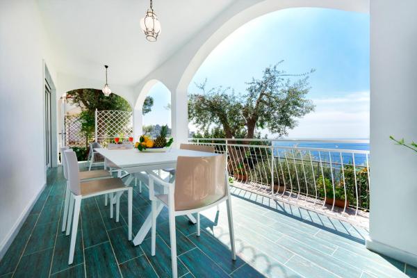 The photo shows the Incanto apartament stunning sea view located in the city of Nerano.