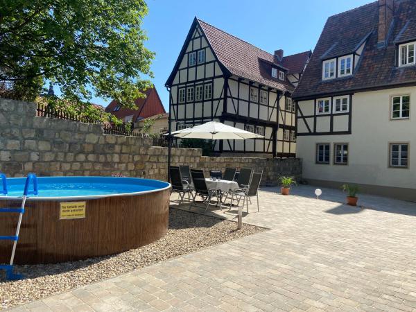A la foto es mostra l'objecte Apartment am Pulverturm situat a la ciutat de Quedlinburg.