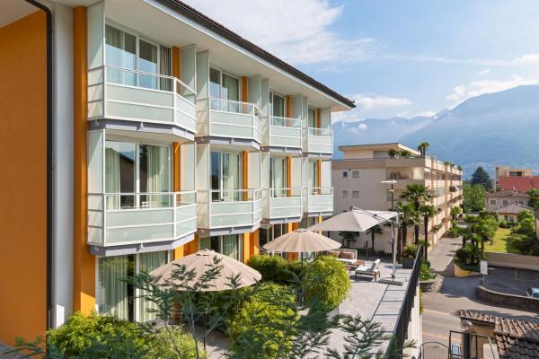 Στη φωτογραφία φαίνεται το αντικείμενο Jazz Hotel Ascona που βρίσκεται στην πόλη Ασκόνα.